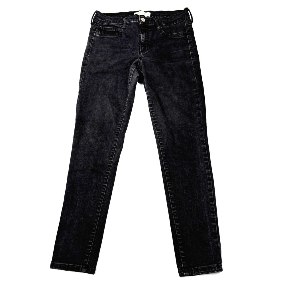 Gap 1969 Easy Leggings Women's Size 12 31R Black Stretch Denim Skinny Pants